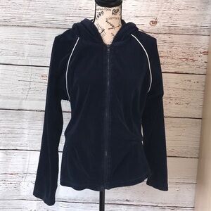 Premier international velour hoodie zipper